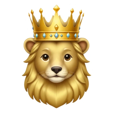 animal avec couronne sticker