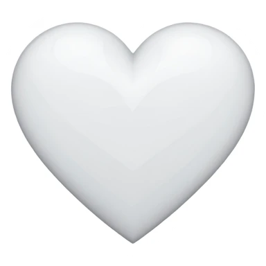 white heart with a geometric pattern sticker