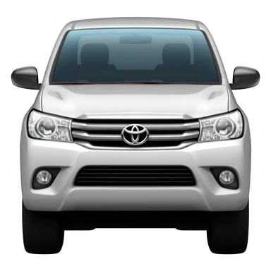 Hilux toyota 2014, white sticker
