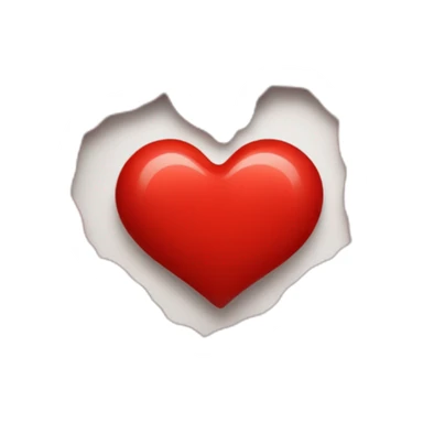 Red Heart twisted into thick knot sticker