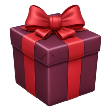 christmas gift with Mulled wine color sticker