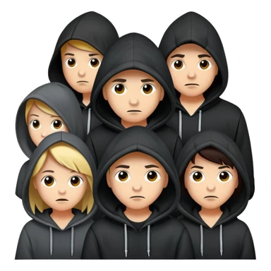 Encapuchados sticker