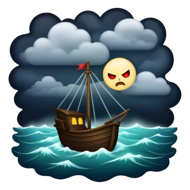 Dark and Stormy night sticker