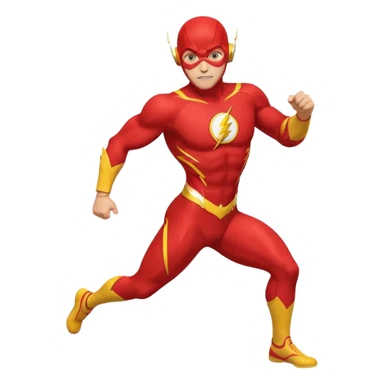 Flash man running  sticker