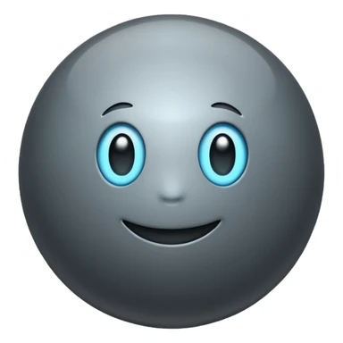 Ein grau leuchtendes A sticker