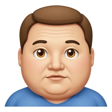 Uncle who is chubby sticker