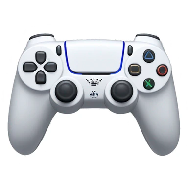 A ps5 with a controller sticker