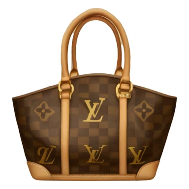 beige checkered louis vuitton tote sticker