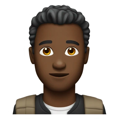 chad black man sticker