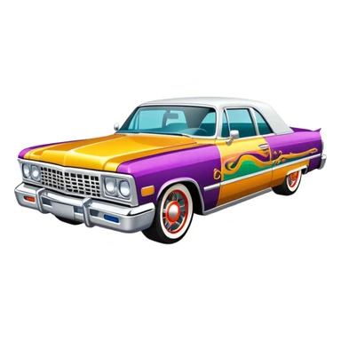 Mexican lowrider sticker