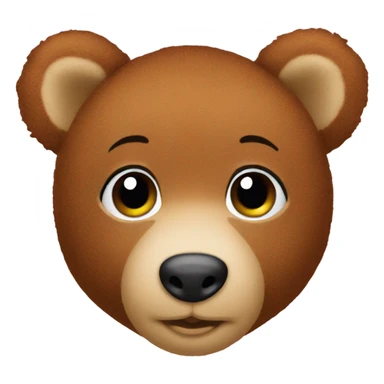 Baby bear beanie baby  sticker