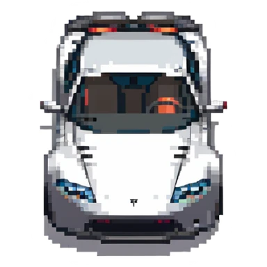 Tesla Roadster sports car sticker