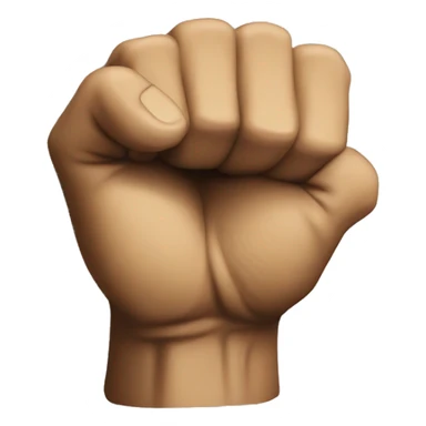 Fist wall towards wall sticker