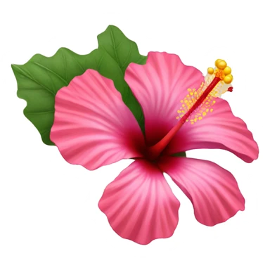 hibiscus flower sticker