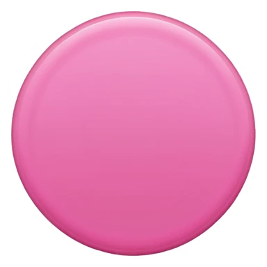 A pink circle sticker