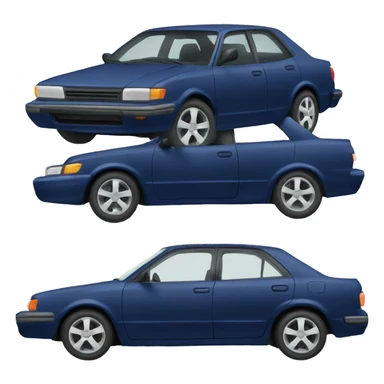 navy blue toyota corolla sticker