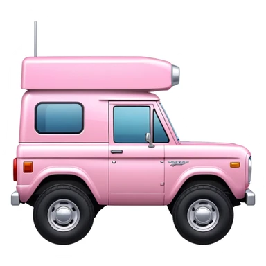 Light pink bronco truck 2025 sticker