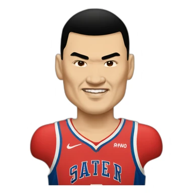 YAO MING sticker