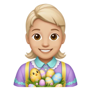 Photo of me for Easter sticker