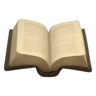 an open bible with speech bubbles coming out from the pages sticker
