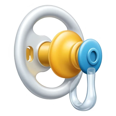 pacifier side view sticker