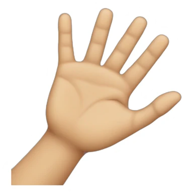 pinching hand sticker