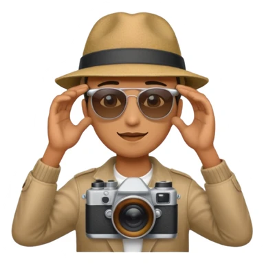 photographer from behind taking a photo sticker