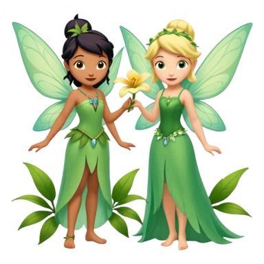 Flora Fauna and Merriweather Disney fairies  sticker