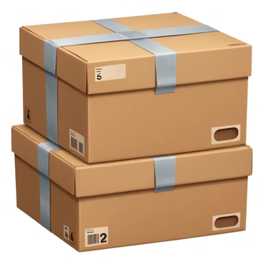 cargando cajas sticker