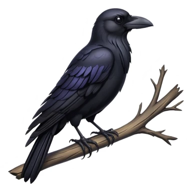 mystical raven sticker