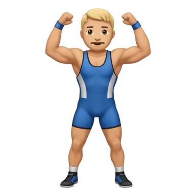 Wrestling Emoji sticker