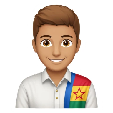 Druze and kurdistan flagg sticker