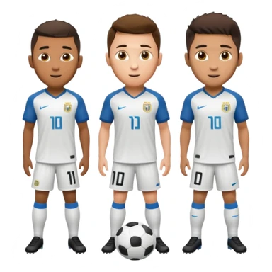 Ronaldo Messi Neymar sticker