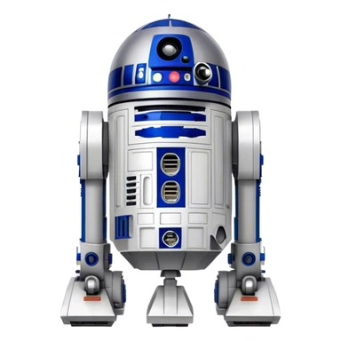 galaxy robot R2-D2 sticker