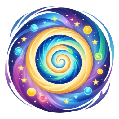 Magical enlightened universe  sticker