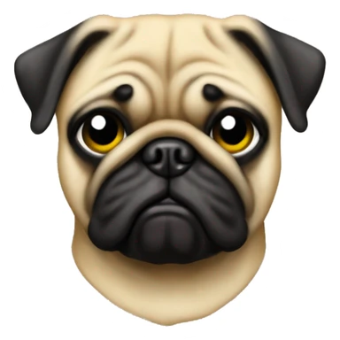 Pittsburgh Steelers pug sticker