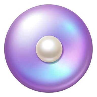 lilac style pearl pin for notes sticker