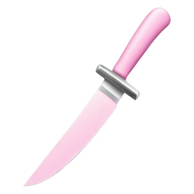 light pink knife  sticker