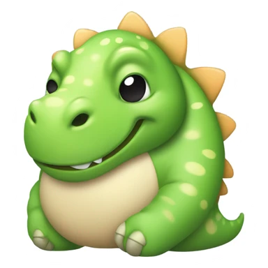 Cute sleeping dinosaur ￼ sticker