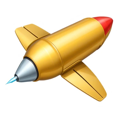 Bullet shooting from a gun sticker