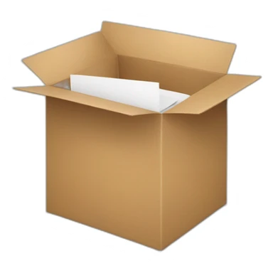 Moving card box sticker