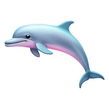 Pastel-pink-colors-dolphin sticker