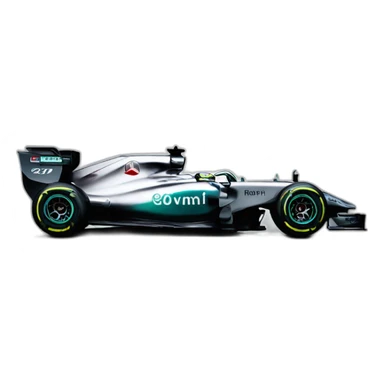 Mercedes amg F1 car sticker