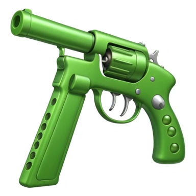 Pea with a gun sticker