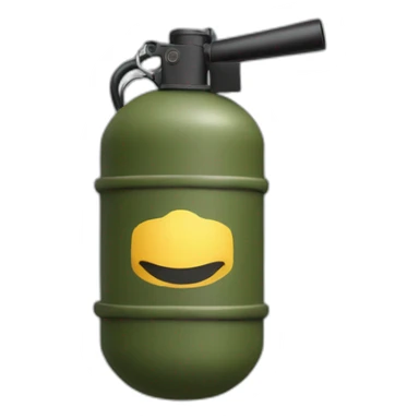 Army smoke grenade sticker