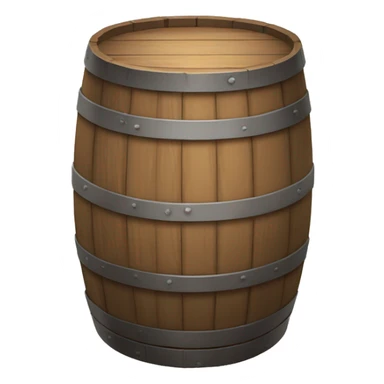 Wooden barrel  sticker