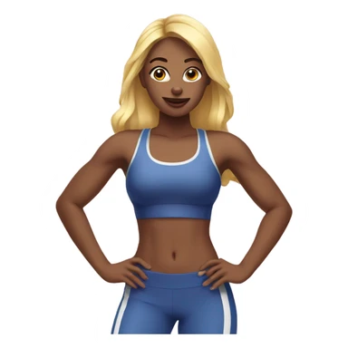 gym girl coquette  sticker