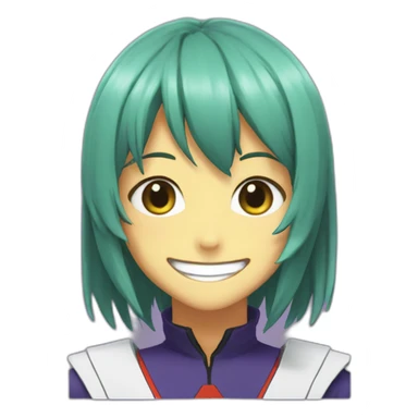 Mari evangelion smile sticker