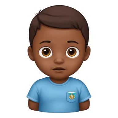 brown baby boy from guatemala sticker