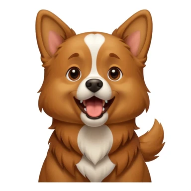 Dog barking  sticker